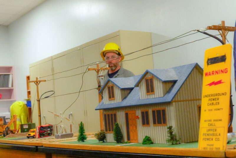 UPPCO representatives give a classroom presentation