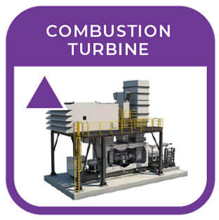 Combustion Turbine (purple triangle)