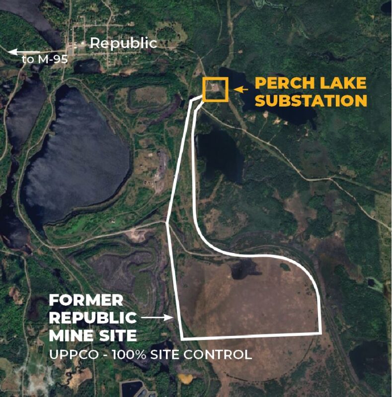 Aerial view of Republic Solar Project footprint